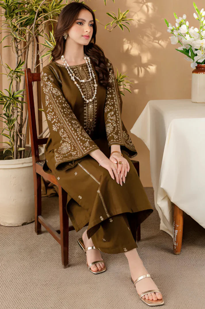 Lajwanti 2Pc Embroidered Lawn Suite With Fully Embroidered trouser