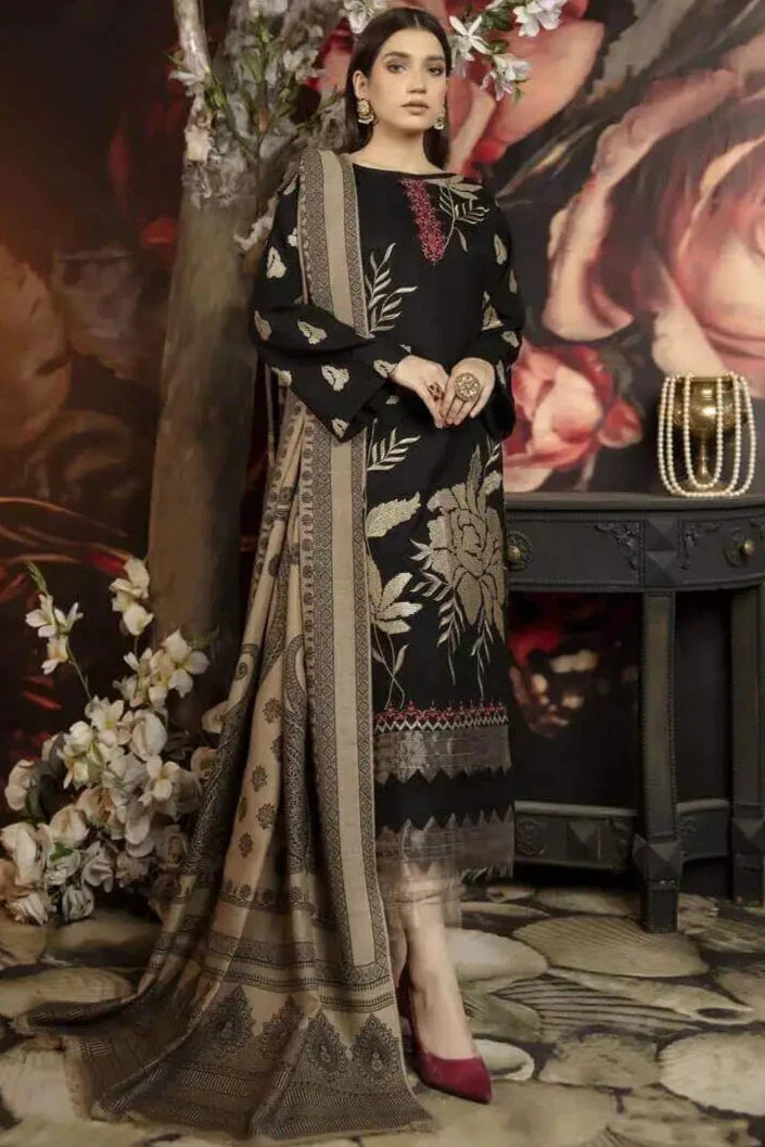 CHARIZMA- Winter 3pc Dhanak Embroidered Suit