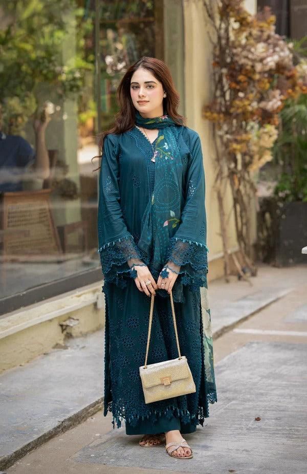 Bareeze - 3PC Lawn Embroidered Suit