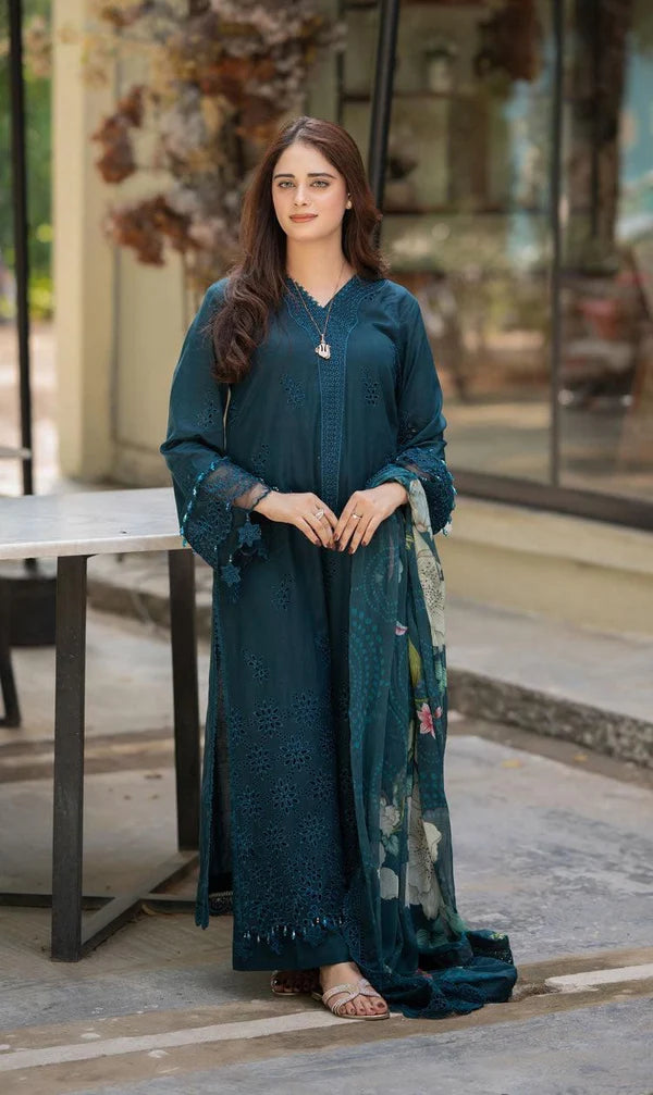 Bareeze - 3PC Lawn Embroidered Suit