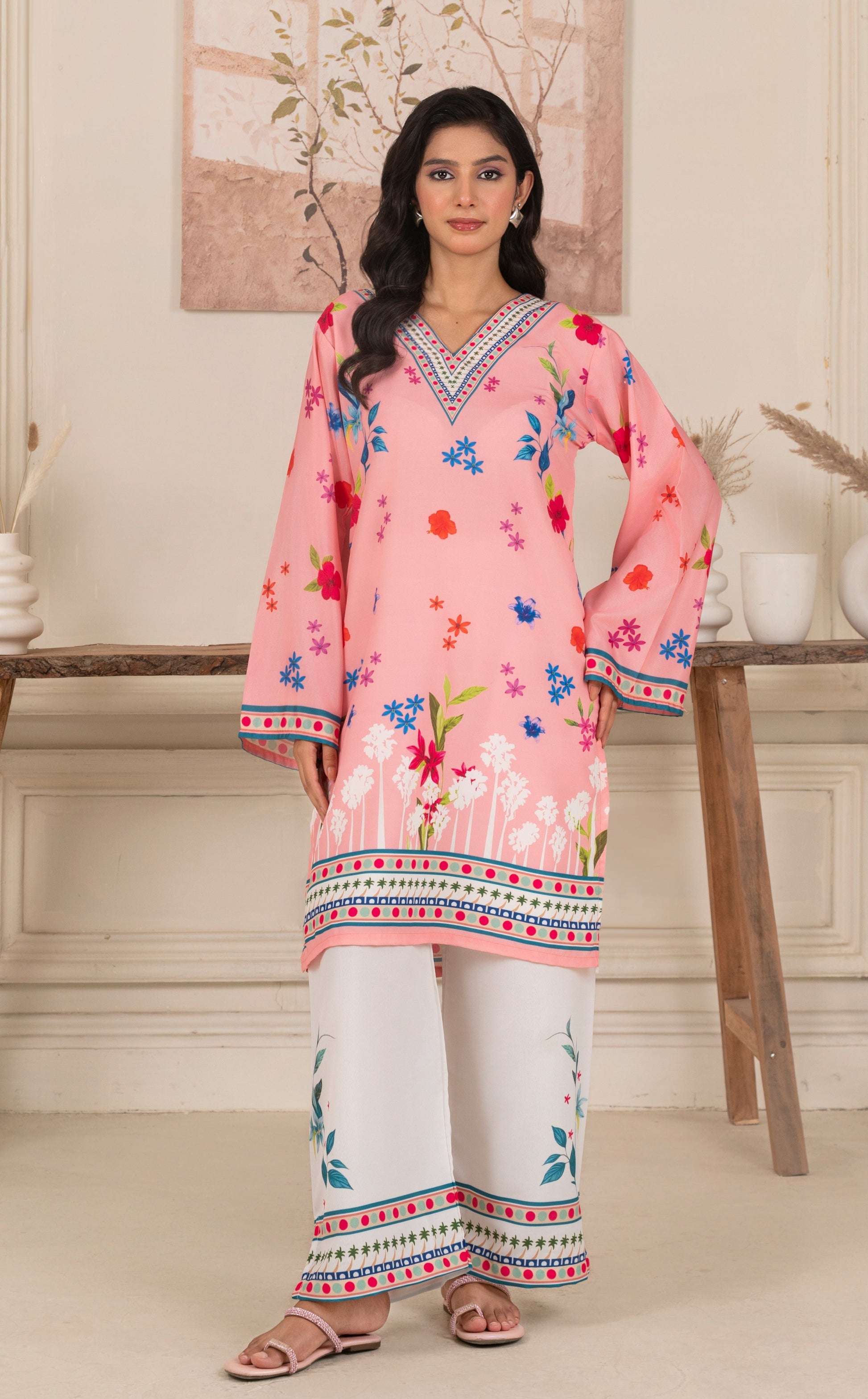 Lulusar  3PC Shamoz silk shirt & trouser