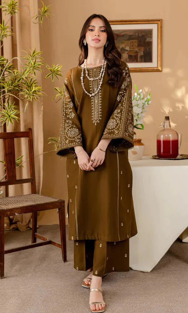 Lajwanti 2Pc Embroidered Lawn Suite With Fully Embroidered trouser