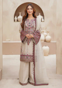 MARIA B 3PC-Unstiched Dhanak Embroidered Shirt