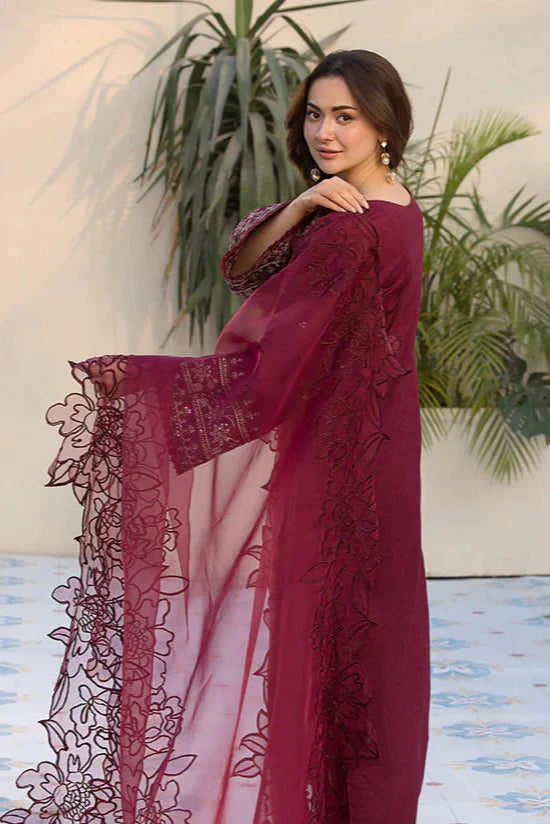 Allys - 3PC Lawn Embroidered Suit